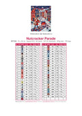 Thumbnail for DMC color chart for Nutcracker Parade diamond painting - 45 colors