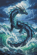 Thumbnail for Diamond Pattern - Ocean Dragon