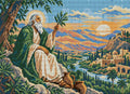 Thumbnail for Olive Keeper in the Desert, 55x40 cm diamond painting – full design preview without the close-up inset