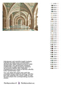 Thumbnail for Color chart and instructions - Ornate Arched Hallway 50x40cm