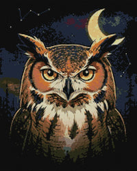 Thumbnail for Diamond pattern - Owl in Dark