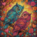 Thumbnail for Diamond pattern - Owl Pair