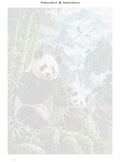 Thumbnail for Paint by numbers numbered canvas - Panda in the Misty Bamboo 50x70cm
