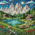 Thumbnail for Diamond pattern - Papercut Dolomites