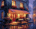 Thumbnail for Diamond Pattern - Parisian Café at Night