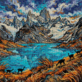 Thumbnail for Diamond painting - Patagonian Peaks