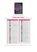 Thumbnail for DMC color chart for Patterned Vision diamond painting - 41 colors