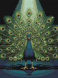 Thumbnail for Diamond Pattern - Peacock Display