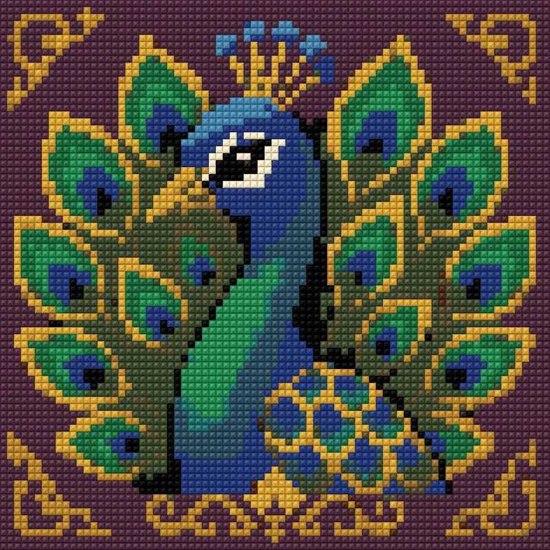 Diamantmönster för Peacock Jewel
