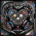 Miniatyrbild: Diamantmönster för Pinball Heart