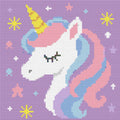 Miniatyrbild: Diamantmönster för Pixel Unicorn
