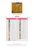 Thumbnail for DMC color chart for Portrait Of Adele Bloch Bauer I diamond painting - 29 colors