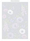 Thumbnail for Paint by numbers numbered canvas - Purple Flowers and Blue Butterflies 50x70cm