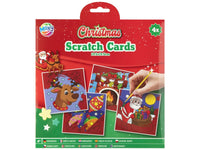 Thumbnail for Scratch Art Christmas 4pcs 20x20cm 