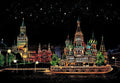 Thumbnail for Moscow scratch art – Saint Basil's Cathedral