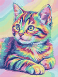 Thumbnail for Diamond painting pattern chart - Rainbow Kitten