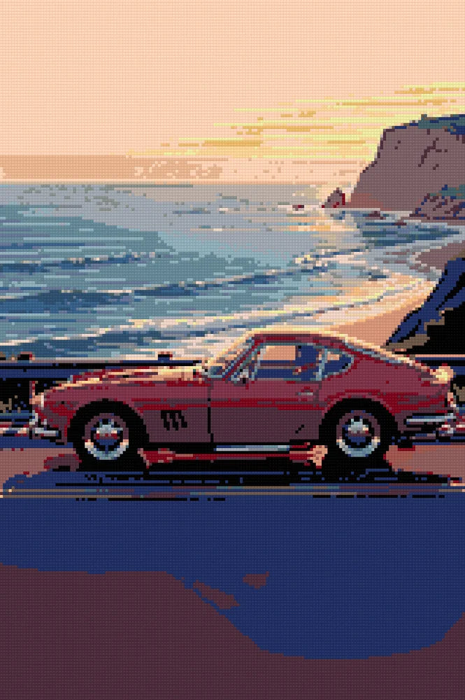 Diamond pattern - Coastal Drive