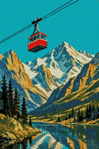 Thumbnail for Diamond pattern - Red Gondola