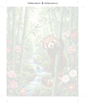 Thumbnail for Paint by numbers numbered canvas - Red Panda in Bamboo 40x50cm