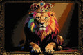 Thumbnail for Diamond Pattern - Regal Lion