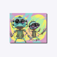 Thumbnail for Robotic Space Trip - Paint By Numbers 