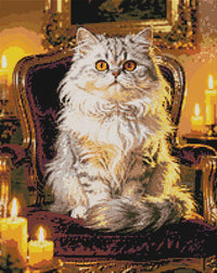 Thumbnail for Diamond Pattern - Royal Cat