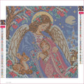 Thumbnail for Diamond painting adhesive canvas preview - Safe beneath the Rowan