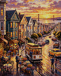 Thumbnail for Diamond painting pattern chart - San Francisco Evening