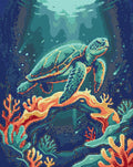 Thumbnail for Diamond pattern - Sea Turtle