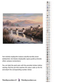 Thumbnail for Paint color chart and instructions - Sheep Crossing Stream 80x60cm