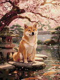 Miniatyrbild: Diamantmönster för Shiba Inu by Pond