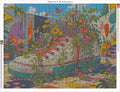Thumbnail for Diamond painting adhesive canvas preview - Shoe Planter