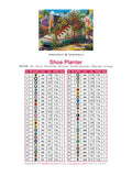 Thumbnail for DMC color chart for Shoe Planter diamond painting - 48 colors