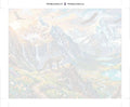 Thumbnail for Paint by numbers numbered canvas - Snow Leopard and Mountains 50x40cm