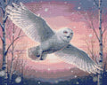 Thumbnail for Diamond Pattern - Snowy Owl in Flight