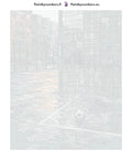 Thumbnail for Numbered canvas - Soccer Ball on Court 40x50cm