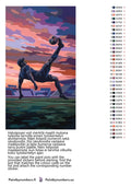 Thumbnail for Color chart and instructions - Soccer Player Bicycle Kick 40x70cm