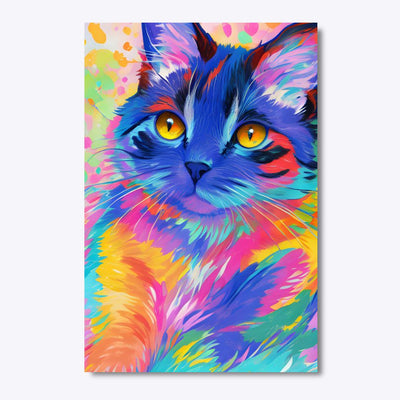 Splash of Color diamond painting 40x60cm, colourful abstract design