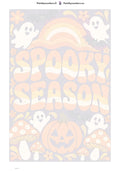 Thumbnail for Paint by numbers numbered canvas - Spooky Season 40x60cm