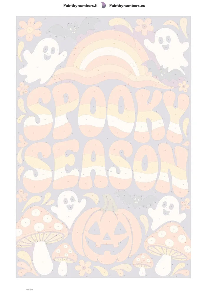 Paint by numbers numbered canvas - Spooky Season 40x60cm