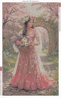 Thumbnail for Springtime Blossoms diamond painting adhesive canvas 60x100cm