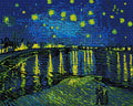 Thumbnail for Diamond painting pattern chart - Starry Night Over The Rhone