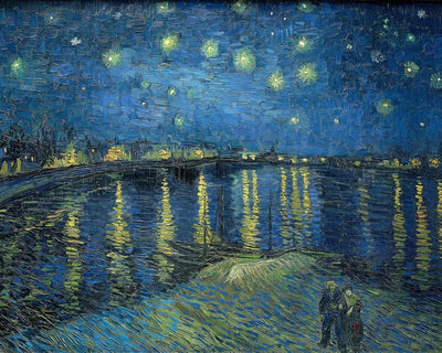 Starry Night Over The Rhone diamond painting - Van Gogh