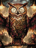 Thumbnail for Diamond Pattern - Steampunk Owl