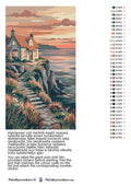 Thumbnail for Color chart and instructions - Stone House by Sea 40x70cm