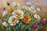 Thumbnail for Diamond pattern - Summer Poppies