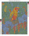Thumbnail for Diamond painting adhesive canvas preview - Sun Conure