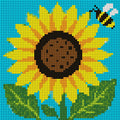 Thumbnail for Diamond painting pattern chart - Sunflower and Bee