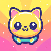 Thumbnail for Sunshine Kitty 25x25cm - Diamond Painting 