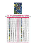 Thumbnail for DMC color chart for The Astronomers Bamboo Moon diamond painting - 46 colors